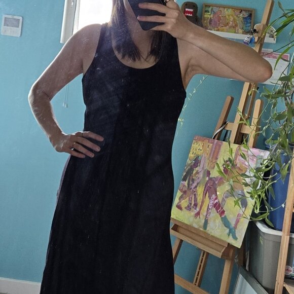 Stunning black maxi dress with lace back, Size 12 - Picture 2 of 6